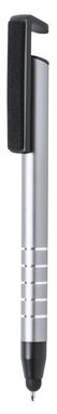 Ручка-стилус кулькова Idris, колір сірий - AP781891-77- Фото №1
