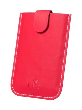 Картхолдер с блокировкой RFID, цвет красный - AP781917-05- Фото №1