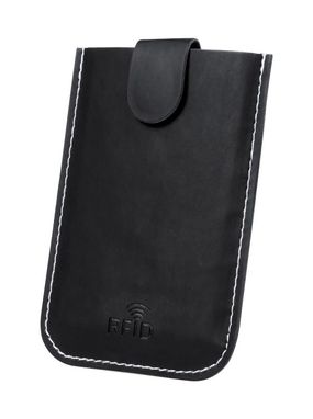 Картхолдер с блокировкой RFID, цвет черный - AP781917-10- Фото №1