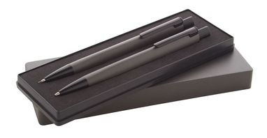 Набор ручка и карандаш Trippy, цвет темно-серый - AP805993-80- Фото №4