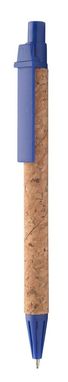 Ручка шариковая  Subber из пробки, цвет синий - AP809605-06- Фото №1