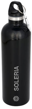 Пляшка Atlantic, колір суцільний чорний - 10052800- Фото №2