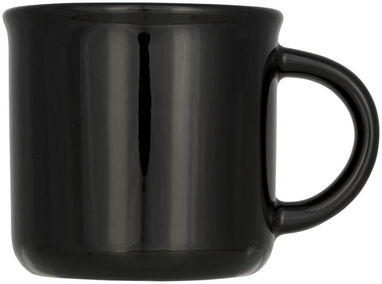 Кружка керамическая походная , цвет сплошной черный - 10054200- Фото №4