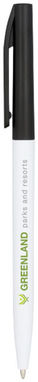 Ручка шариковая Mondriane, цвет сплошной черный - 10723400- Фото №2