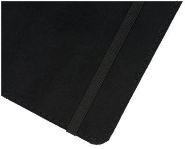 Блокнот Suede  А5, колір суцільний чорний - 10725700- Фото №6