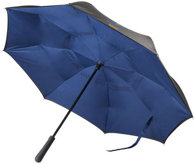 Зонт Lima 23'', цвет сплошной черный, темно-синий - 10911301- Фото №2
