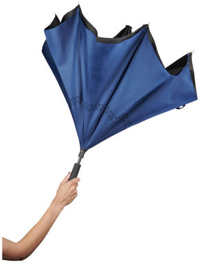 Зонт Lima 23'', цвет сплошной черный, темно-синий - 10911301- Фото №5