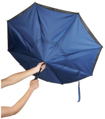 Зонт Lima 23'', цвет сплошной черный, темно-синий - 10911301- Фото №6