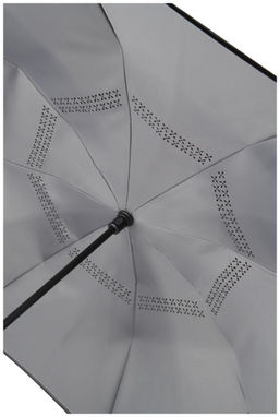 Зонт Lima 23'', цвет сплошной черный, серый - 10911302- Фото №7