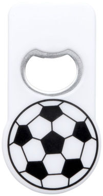 Футбольна відкривачка для пляшок з магнітом, колір білий - 11271900- Фото №3