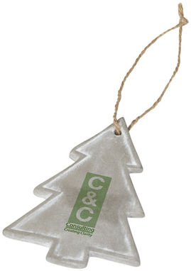 Рождественское украшение для елки, цвет серый - 11293100- Фото №2