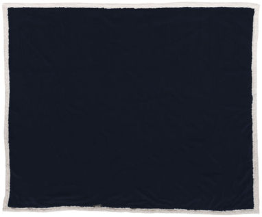 Плед из шерпы-флиса Lauren, цвет темно-синий - 11293402- Фото №3