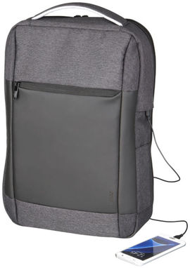 Рюкзак для комп'ютера Zoom , колір темно-сірий - 12038601- Фото №5