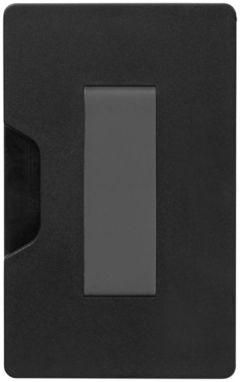 Картхолдер Shield RFID, колір суцільний чорний - 13495100- Фото №3