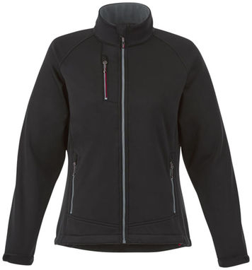 Куртка женская мягкая Chuck, цвет сплошной черный  размер L - 33347993- Фото №3