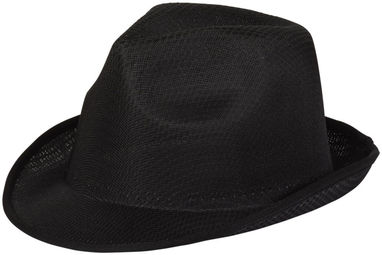 Шляпа Trilby, цвет сплошной черный - 38663990- Фото №1
