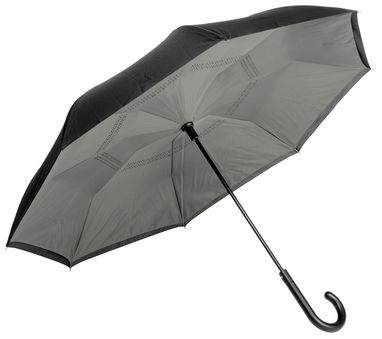 Зонт-трость автоматический OPPOSITE, цвет тёмно-серый, чёрный - 56-0103381- Фото №1