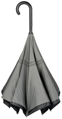 Зонт-трость автоматический OPPOSITE, цвет тёмно-серый, чёрный - 56-0103381- Фото №2