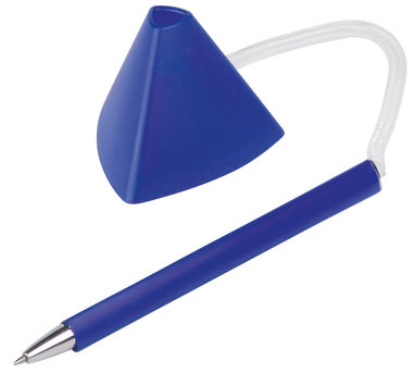 Ручка з підставкою TRIANGLE, колір синій - 56-1102140- Фото №2