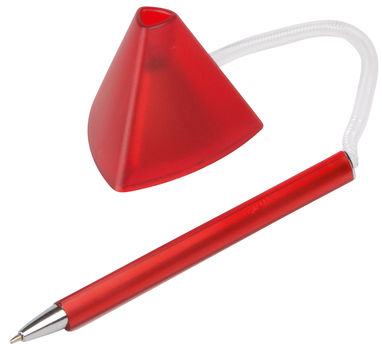 Ручка з підставкою TRIANGLE, колір червоний - 56-1102141- Фото №2
