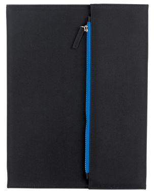 Портфель ZIPPER А4, цвет чёрный, синий - 56-1103296- Фото №1
