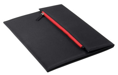 Портфель ZIPPER А4, колір чорний, червоний - 56-1103297- Фото №2