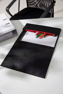 Портфель ZIPPER А4, колір чорний, червоний - 56-1103297- Фото №4