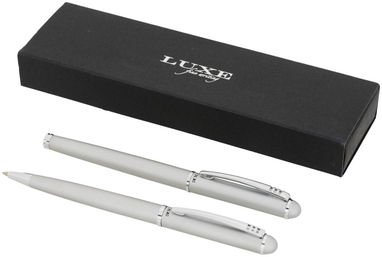 Набір ручок подарунковий Andante, колір сріблястий - 10713200- Фото №1