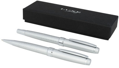 Набір ручок подарунковий Musetta, колір сріблястий - 10721300- Фото №1