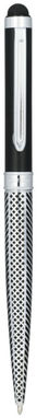 Ручка-стилус кулькова Empire, колір суцільний чорний, сріблястий - 10724400- Фото №3