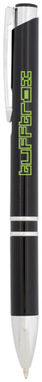 Ручка шариковая АБС Mari, цвет сплошной черный - 10729900- Фото №2