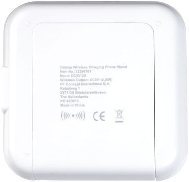 Зарядна підставка для телефону Catena, колір білий - 12394701- Фото №4
