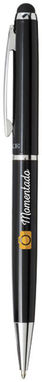 Ручка-стилус шариковая Lento, цвет сплошной черный - 10713000- Фото №2