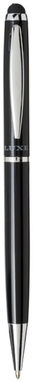 Ручка-стилус кулькова Lento, колір суцільний чорний - 10713000- Фото №3