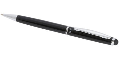 Ручка-стилус шариковая Lento, цвет сплошной черный - 10713000- Фото №4
