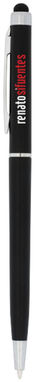 Ручка-стилус шариковая Valeria ABS, цвет сплошной черный - 10730000- Фото №2
