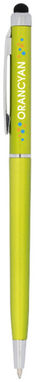 Ручка-стилус кулькова Valeria ABS, колір лайм - 10730008- Фото №2
