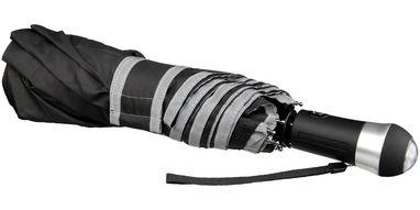 Зонт автоматический  27'', цвет сплошной черный - 10913500- Фото №4