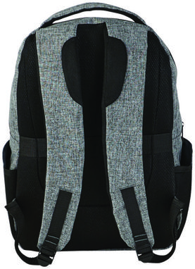 Рюкзак Vault для ноутбука, колір сірий яскравий, суцільний чорний - 12021701- Фото №4