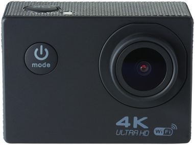 Экшен-камера 4k с Wi-Fi, цвет сплошной черный - 12394900- Фото №3