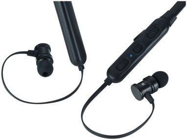 Навушники Twins Bluetooth, колір суцільний чорний - 12398000- Фото №4