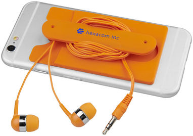 Навушники Silic Phone Wallet-OR, колір помаранчевий - 13499205- Фото №2