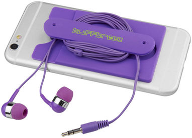 Навушники Silic Phone Wallet-PP, колір пурпурний - 13499206- Фото №2