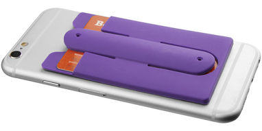 Навушники Silic Phone Wallet-PP, колір пурпурний - 13499206- Фото №4