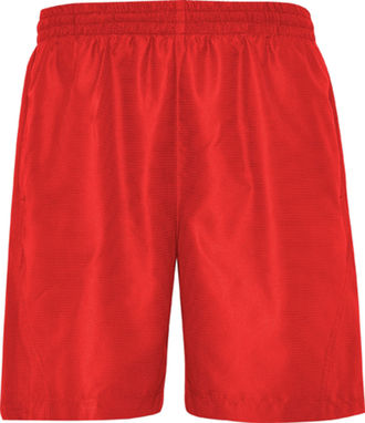 INTER Спортивные бермуды с внутренней подкладкой из микроперфорированной ткани, цвет красный  размер S - BE05500160- Фото №1
