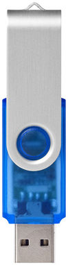Флешка-твистер 1GB, цвет синий - 1Z44002D-1GB- Фото №6