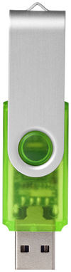 Флешка-твістер 1GB, колір зелений - 1Z44007D-1GB- Фото №6