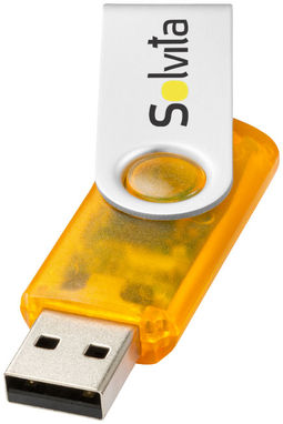 Флешка-твистер 1GB, цвет оранжевый - 1Z44010D-1GB- Фото №4