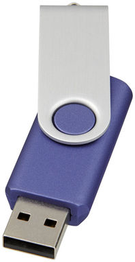 Флешка-твистер 1GB, цвет синий - 1Z41002D-1GB- Фото №1