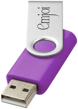 Флешка-твістер 1GB, колір пурпурний - 1Z41012D-1GB- Фото №4